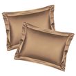 Oxford pillowcases PAGOTI Minimal milk chocolate 50x70 cm (2 pcs.)