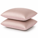 Pillowcases Sateen-Velour PAGOTI Sense Soft Pink 50&times;70 cm (2 pcs.)