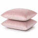Pillowcases Sateen-Velour PAGOTI Sense Soft Pink 50&times;70 cm (2 pcs.)