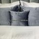 Decorative pillow with taupe rhinestones PAGOTI Diamond anthracite (individual size)