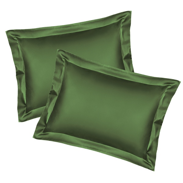 Наволочки оксфордські PAGOTI Minimal зелені 50х70 см (2 шт.)