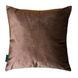 Decorative pillow with taupe rhinestones PAGOTI Diamond chocolate 40х40 cm