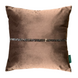 Decorative pillow with taupe rhinestones PAGOTI Diamond chocolate 40х40 cm