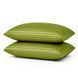 Pillowcases Stripe Sateen PAGOTI Maestro Olive 50&times;70 cm (2 pcs.)