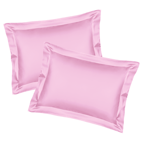 Наволочки оксфордські PAGOTI Minimal рожеві 50х70 см (2 шт.)