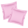 Наволочки оксфордські PAGOTI Minimal рожеві 70х70 см (2 шт.)