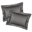 Oxford pillowcases PAGOTI Minimal anthracite 50x70 cm (2 pcs.)